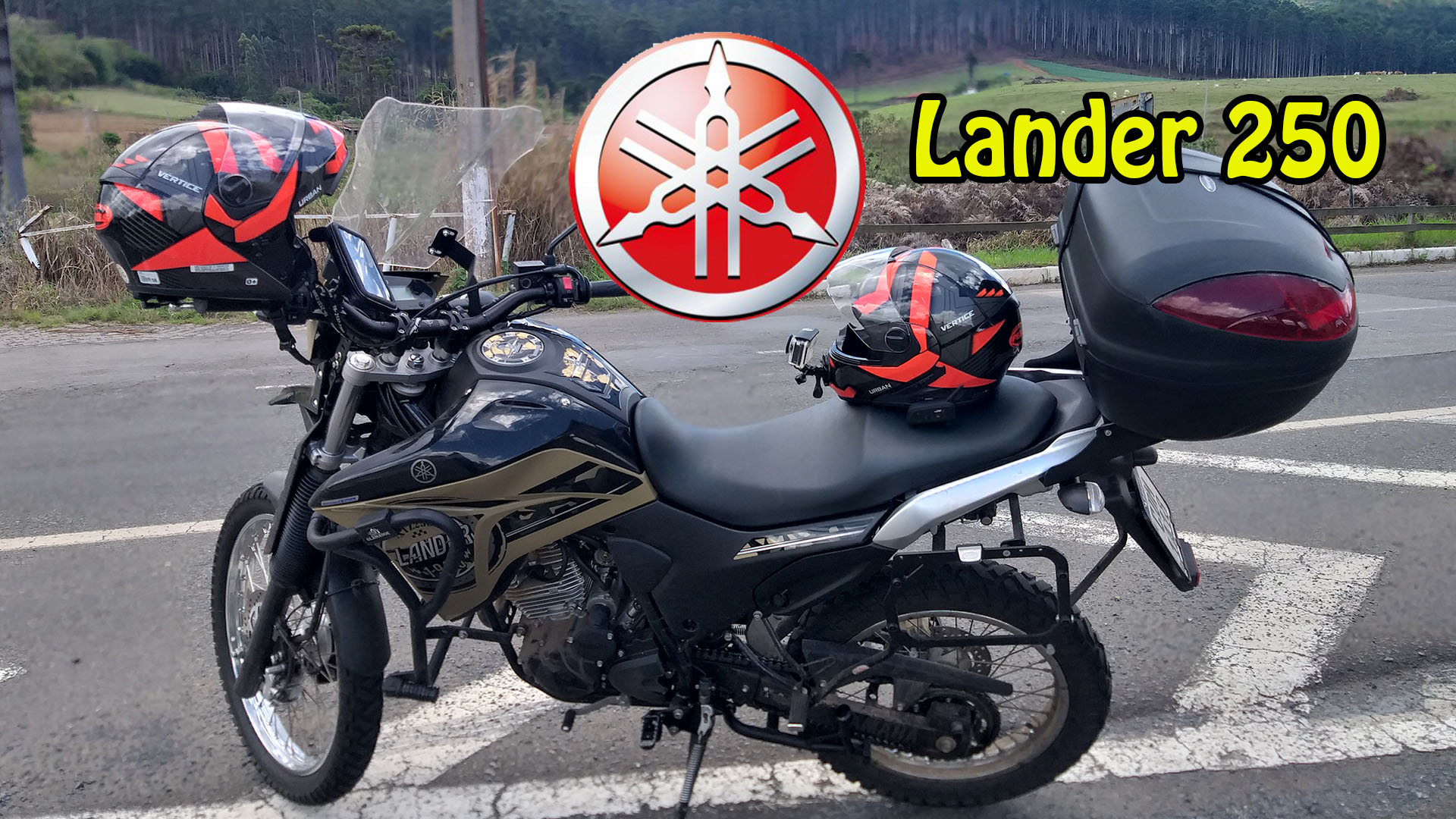 Anti spray instalada na Lander