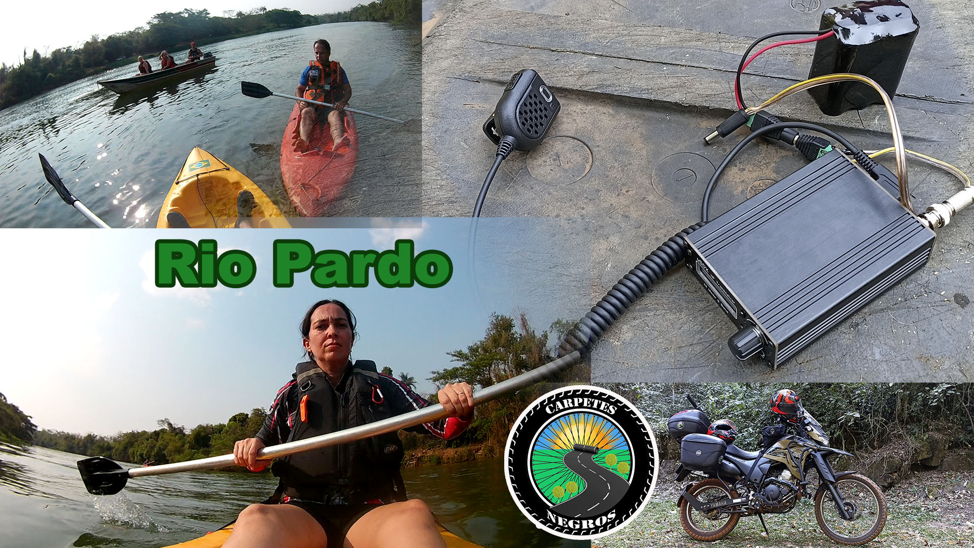 Rádio QRP, Lander e natureza no Rio Pardo - Santa Cruz da Esperança/SP